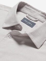 Oliver Sweeney Grey Brushed Cotton Shirt - Image 5 of 5