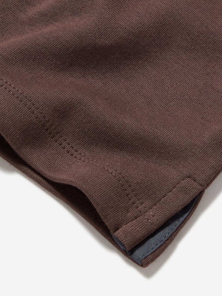 Oliver Sweeney Classic Fit 240gsm Cotton Jersey Brown T-Shirt - Image 5 of 5
