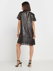 PixieGirl Petite Sequin T-Shirt Mini Dress - Bild 3 von 5