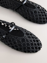 Black Forever Comfort® Crochet Mary Jane Shoes - Image 4 of 5