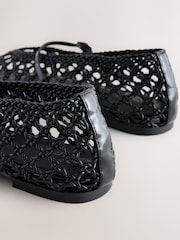 黑色 - Forever Comfort® Weave Mary Jane Shoes - 圖片 9/9