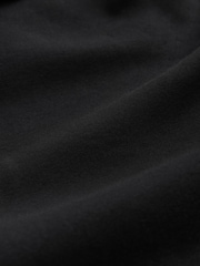 Black Hooded Zip Through Signature Sweatshirt with Modal - Image 2 of 3