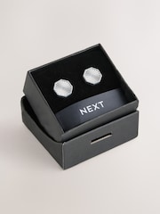Brushed Silver Cufflinks - Image 4 of 4
