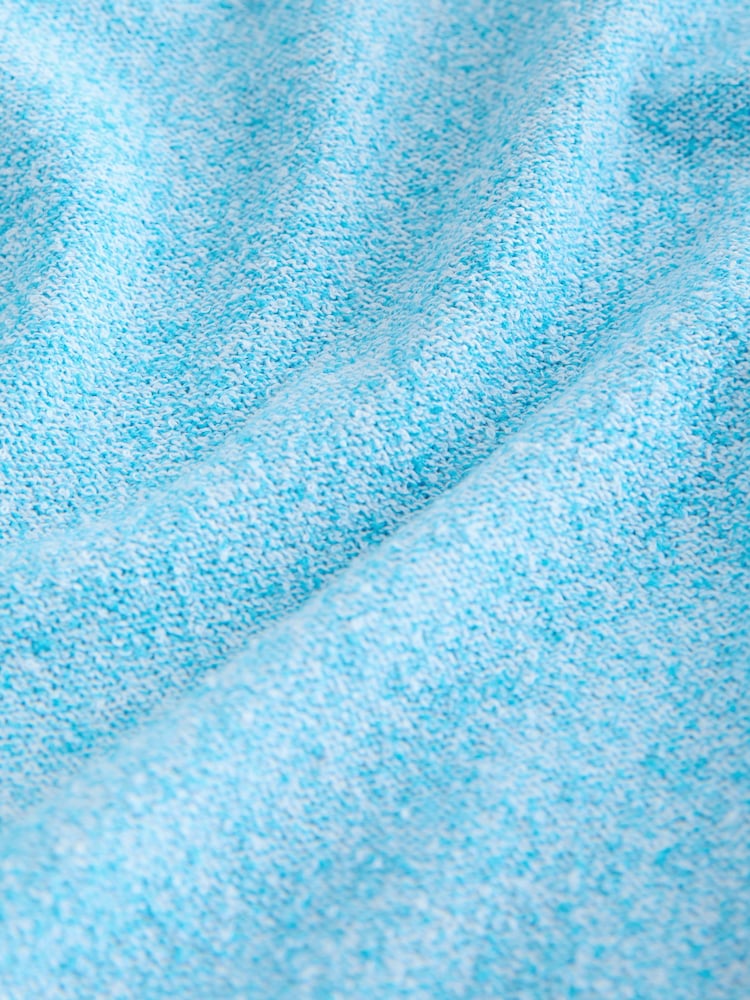 Синий - Трикотажная рубашка из букле с принтом на спине Snoopy - Изображение 3 3