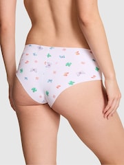 Victoria's Secret PINK White Butterfly Print Cheeky No Show Knickers - Image 2 of 2