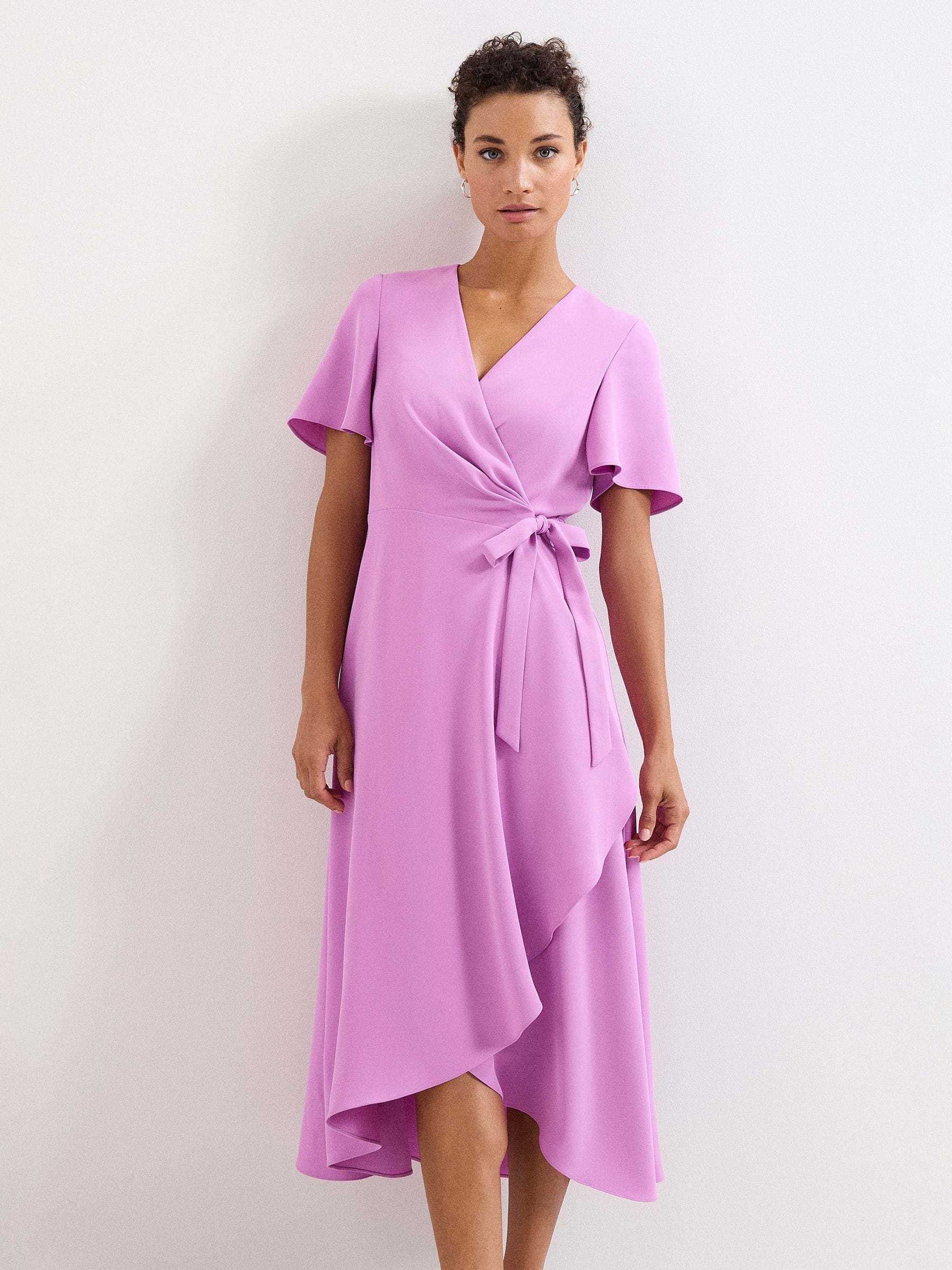 Phase Eight Women's Purple Julissa Wrap Dress