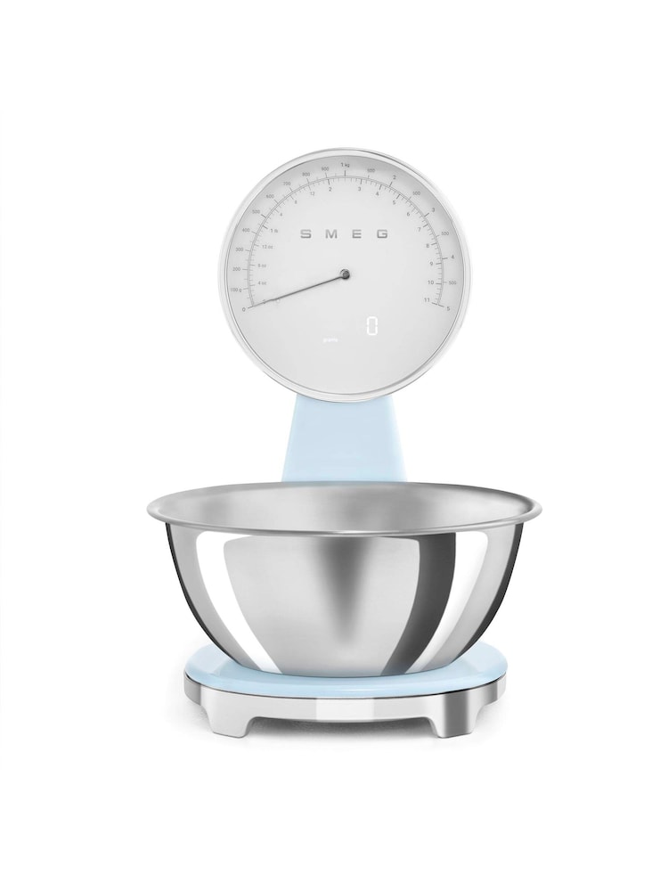 Smeg Pastel Blue 50's Style Analogue Digital Kitchen Scales - Image 1 of 9