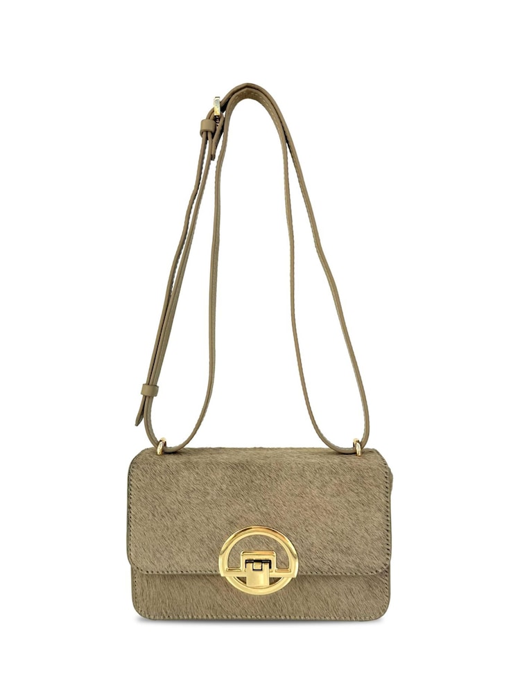 Apatchy Natural The Tilly Dark Leopard Hair-On Leather Bag - Image 1 of 6