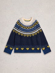 Azul - White Stuff Katie Stripe Jumper - Imagen 1 de 2