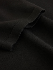 Black Relaxed Fit N. Premium Ultrasoft Smart Knitted T-Shirt - Image 7 of 7