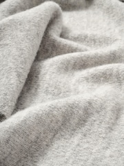 Mint Velvet Grey Marl Knit Shawl - Image 3 of 4