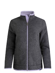 Weird Fish Black Ariana Full Zip Grid Fleece - Image 6 of 7