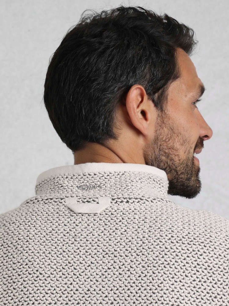 Weird Fish Cream Transom Full Zip Macaroni Fleece - Image 1 of 7 Weird Fish Cream Transom Full Zip Macaroni Fleece - Image 1 of 7