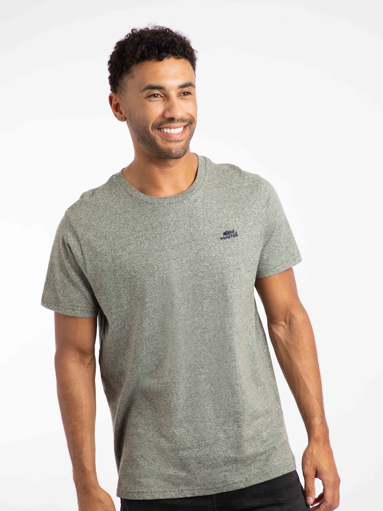 Weird Fish Green Fished Branded T-Shirt - Image 1 of 6 Weird Fish Green Fished Branded T-Shirt - Image 1 of 6