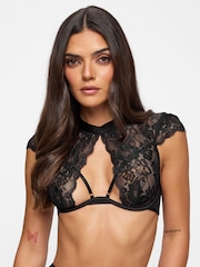 Negro - Ann Summers Zayna Lace Crotchless Set - Imagen 4 de 5