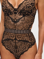 Ann Summers Black Chrome Hold Me Tight Lace Body - Image 7 of 8