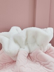 Personalised Initial Pink Velvet Gift Sack by My 1st Years - Image 3 of 3