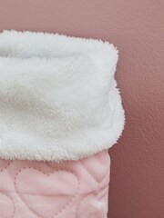 Personalised Initial Pink Velvet Gift Stockings by My 1st Years - Image 3 of 3