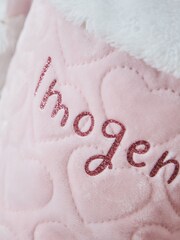 Personalised Name Pink Velvet Gift Stockings by My 1st Years - Image 2 of 3