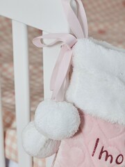 Personalised Name Pink Velvet Gift Stockings by My 1st Years - Image 3 of 3