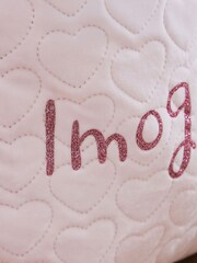 Personalised Name Pink Velvet Gift Sack by My 1st Years - Image 2 of 3