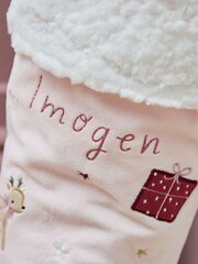 Personalised Pink Christmas Gift Stockings by My 1st Years - Image 2 of 3