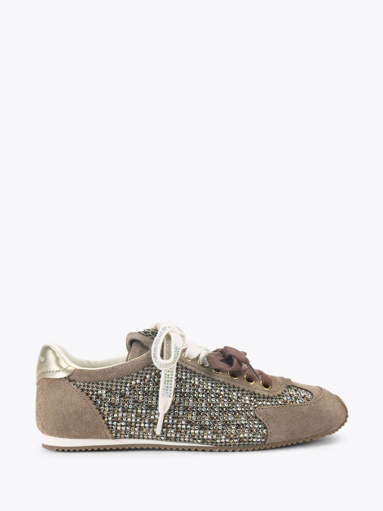 Kurt Geiger London Dark Brown Islington Trainers - Image 1 of 4