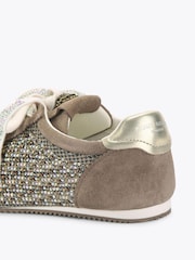 Kurt Geiger London Dark Brown Islington Trainers - Image 3 of 4