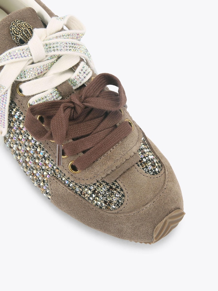 Kurt Geiger London Light Brown Islington Trainers - Image 5 of 5