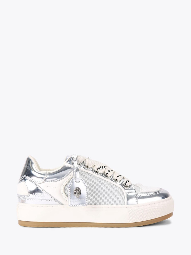 Kurt Geiger London Pink Southbank Tag Trainers - Image 1 of 4