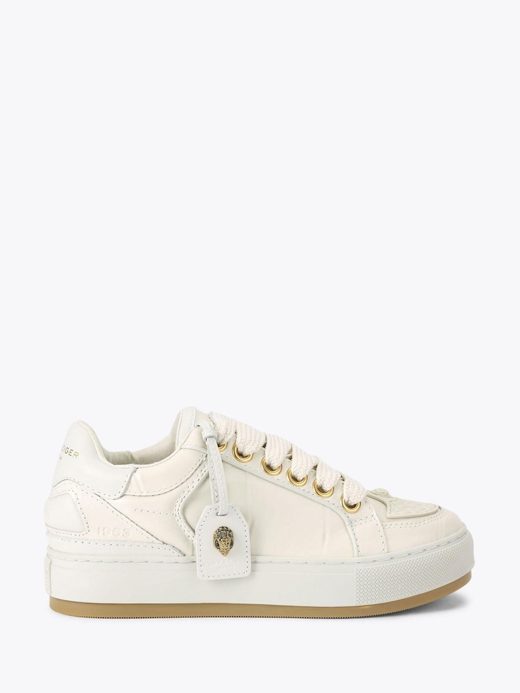 Kurt Geiger London Pink Southbank Tag Trainers - Image 1 of 4