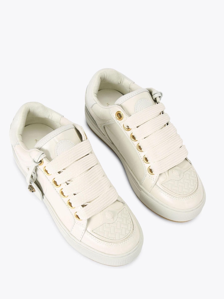 Kurt Geiger London Pink Southbank Tag Trainers - Image 2 of 4