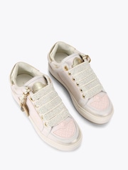 Kurt Geiger London Pink Southbank Tag Trainers - Image 2 of 4