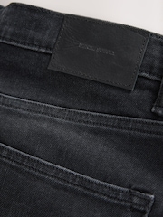 შავი - Denim Jort Shorts - სურათი 10 11-დან