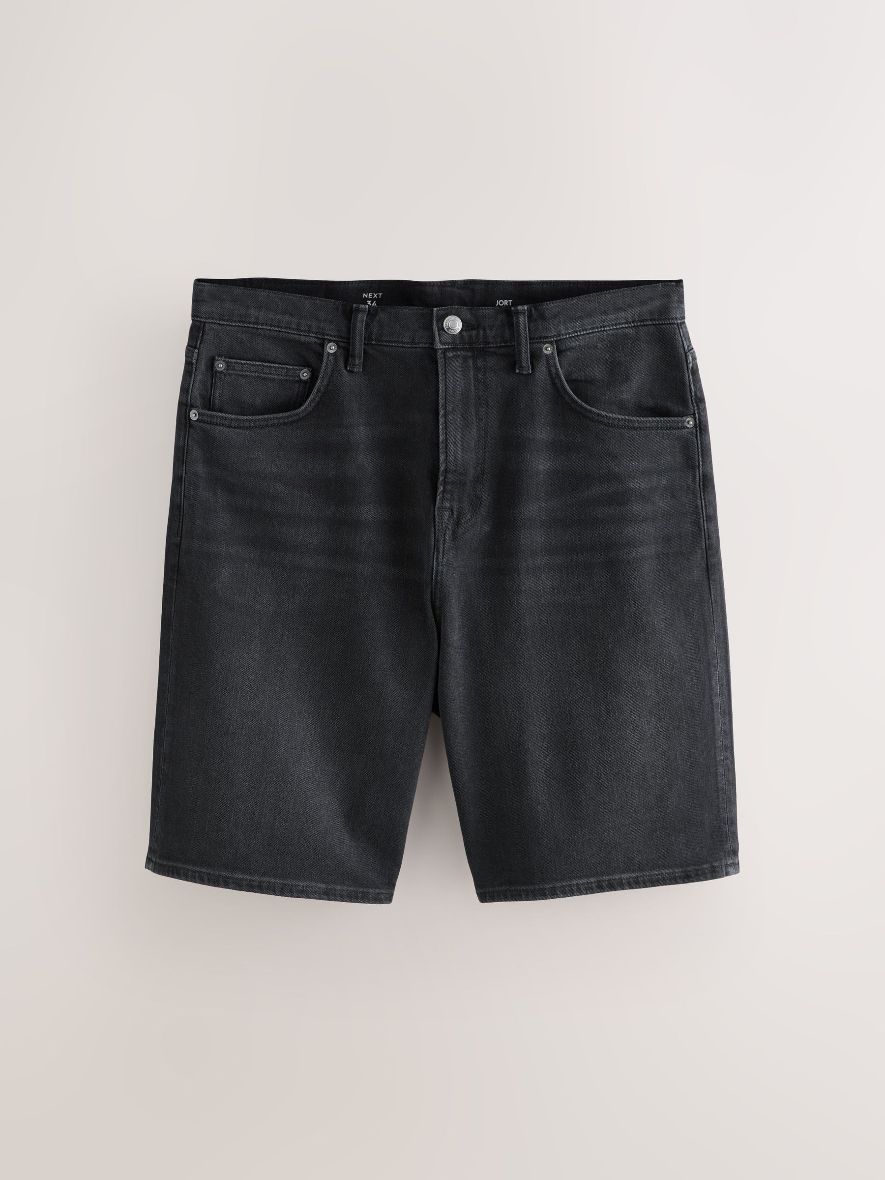 Buy Black Denim Jort Shorts from Next USA