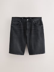 შავი - Denim Jort Shorts - სურათი 6 11-დან