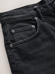 შავი - Denim Jort Shorts - სურათი 8 11-დან