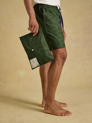 Joules Dozer Green & Ecru Short Pyjama Set - Image 10 of 13