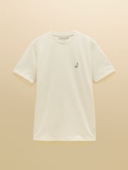 Joules Dozer Green & Ecru Short Pyjama Set - Image 11 of 13