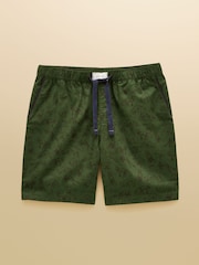 Joules Dozer Green & Ecru Short Pyjama Set - Image 12 of 13