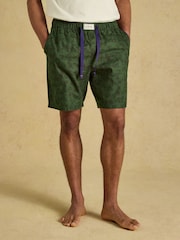Joules Dozer Green & Ecru Short Pyjama Set - Image 4 of 13