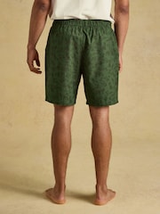Joules Dozer Green & Ecru Short Pyjama Set - Image 5 of 13