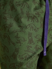Joules Dozer Green & Ecru Short Pyjama Set - Image 9 of 13