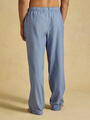 Joules Blue Flannel Pyjama Bottoms - Image 2 of 7