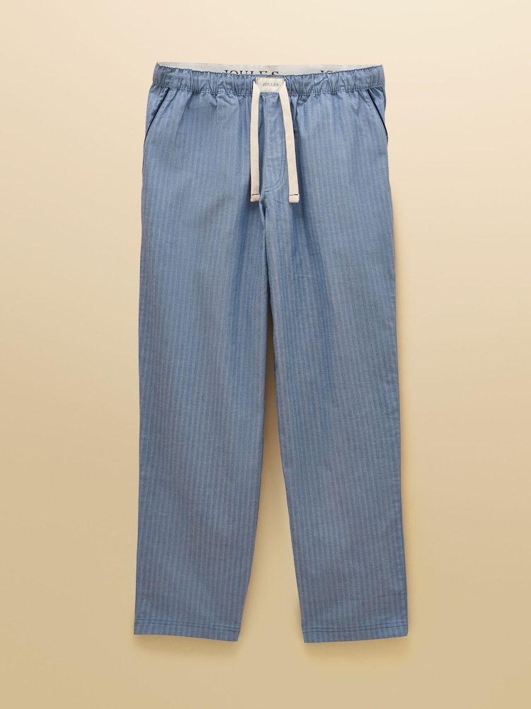 Joules Blue Flannel Pyjama Bottoms - Image 7 of 7 Joules Blue Flannel Pyjama Bottoms - Image 7 of 7