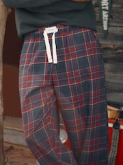 Бургундия қызылы - Joules Flannel Pyjama Bottoms - 2суретінің 2 суреті