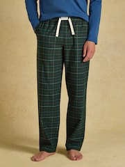 Жасыл - Joules Flannel Pyjama Bottoms - 6суретінің 1 суреті