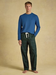 Жасыл - Joules Flannel Pyjama Bottoms - 6суретінің 3 суреті