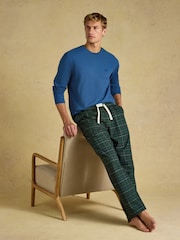 Жасыл - Joules Flannel Pyjama Bottoms - 6суретінің 5 суреті