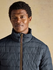 Joules Navy Heritage Padded Coat - Image 3 of 10